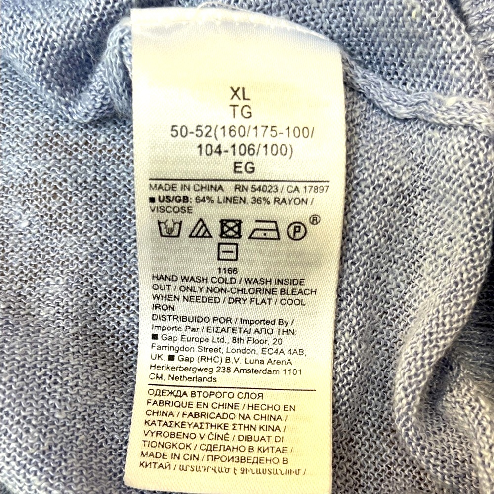 Banana Republic Fern Linen Blend Short Sleeve Sweater - Picture 5 of 7